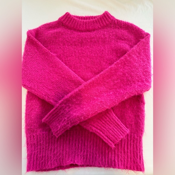 Hot Pink Target Sweater - Picture 1 of 3